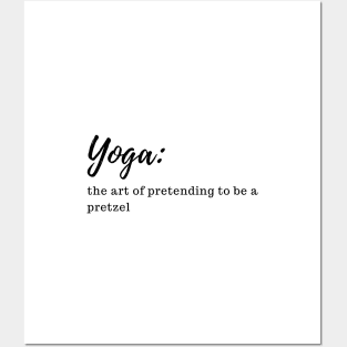 yoga relateable Posters and Art